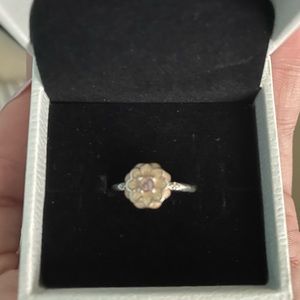 pandora blooming dahlia ring